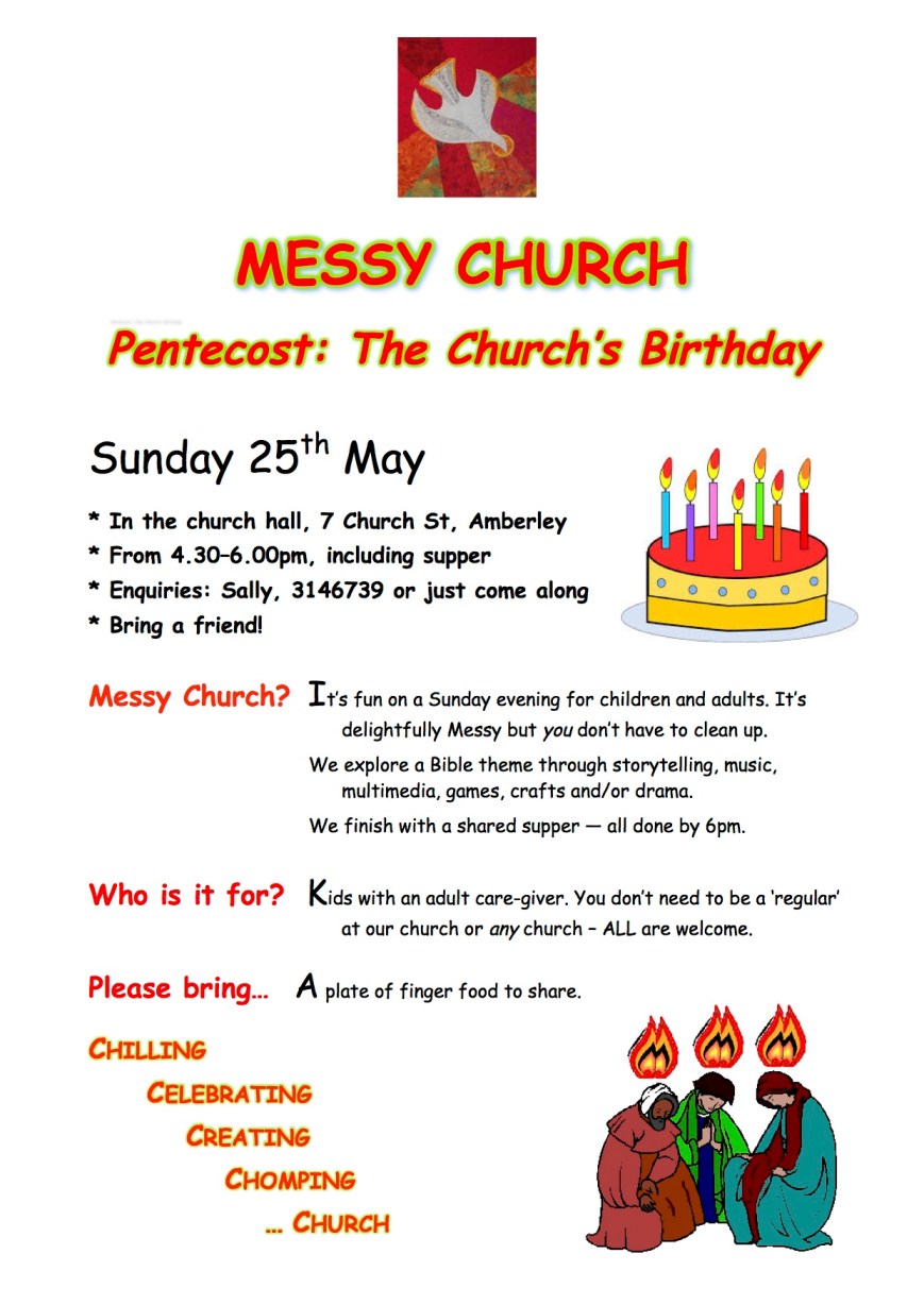 Large Messy Church Pentecost